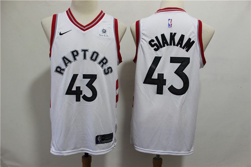 2019 Men Toronto Raptors 43 Siakam white NBA Nike Jerseys